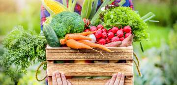 Un grand choix de fruits et légumeset de produits régionaux... M'y rendre